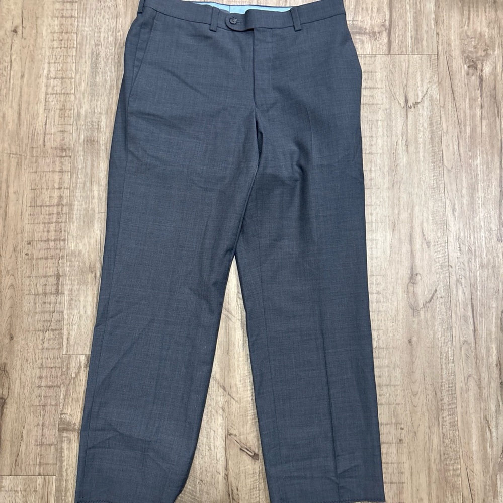 Riviera Traveler Dress Pants in Light Blue Lining with Gray Shell